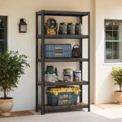 5-Tier Shelving Unit, Steel Shelving Unit for Storage, for Garage