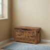 Storage Chest, Storage Trunk with 2 Safety Hinges, Storage Bench