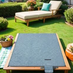 Picnic Blanket, 200 x 200 cm, with 4 Ground Pegs