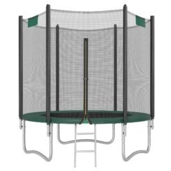 6 ft Kids Trampoline, Trampoline with Enclosure Net, Safety Pad