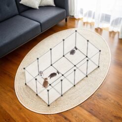 Modular Small Animal Playpen, Small Pet Fence, Enclosure for Hamsters