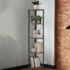 5-Tier Corner Shelf, Storage Shelving, Versatile for Plants Books