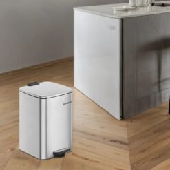 20L Trash Can, Kitchen Garbage Can, Soft Close and Stays Open