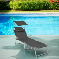 Sun Lounger, Deck Chair Folding, Sunbed