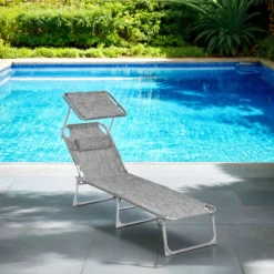 Sun Lounger, Deck Chair Folding, Sunbed
