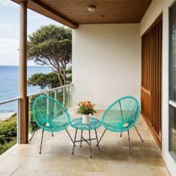 Garden Patio Furniture Set 3 Pieces, Acapulco Chair, Outdoor Seating