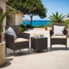 Garden Furniture Sets, Polyrattan Outdoor Patio Furniture