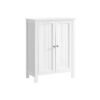 Bathroom Floor Storage Cabinet, Freestanding Bathroom Storage Unit with 2 Adjustable Shelves, Bathroom Cabinet