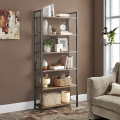 6-Tier Bookshelf, Bookcase, Shelving Unit