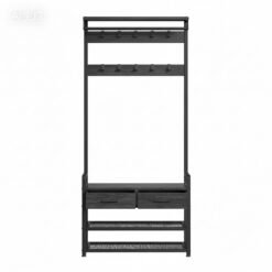 Coat Rack with Shoe Bench, Hall Tree, 30 x 80.4 x 181.6 cm
