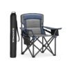 Camping Chair with Cup Holder Foldable Harbor Blue