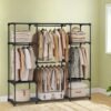 Clothes Wardrobe, Clothes Rack, Portable Closet