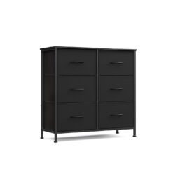 6 drawer chest for versatile fabric storage