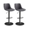 Bar Stools Set of 2 Height Adjustable Swivel Kitchen Stools