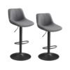 Bar Stools Set of 2 Height Adjustable Swivel Kitchen Stools