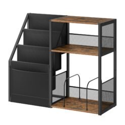 3-Tier End Table, Record Player Stand, for Living Room