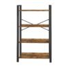 4-Tier Storage Shelf, Standing Bookcase for Office, Living Room