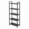 Tall Storage Shelf, Bookcase with 5 Tiers, Industrial Shelving Unit for Living Room