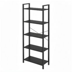 Tall Storage Shelf, Bookcase with 5 Tiers, Industrial Shelving Unit for Living Room