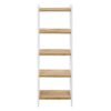 Bamboo Shelf Unit, 5-Tier Storage Organizer for Kitchen, Bathroom