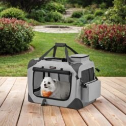 Collapsible Dog Crate, Pet Carrier, Portable Soft Dog Crate