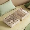 Set of 4 Drawer Organizers, Closet Organizers for Underwear, 80 Cells