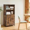 Freestanding Storage Cabinet, Cupboard, Bookcase