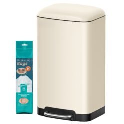 Rubbish Bin, Kitchen Bin, Steel Pedal