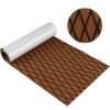 Non-Slip Waterproof Boat Decking Sheet with Self-Adhesive Backing-Brown