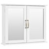 Wall-mounted Bathroom Mirror Cabinet for Bathroom Living Room-White