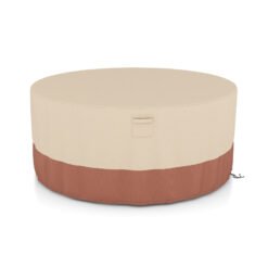 158/181/213 CM Round Patio Furniture Cover-Beige-S