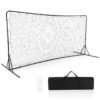 Portable Soccer Rebounder Net with Carry Bag, Sturdy Metal Frame-Black