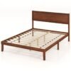 Single/King Size Bed Frame with Headboard and Slats Support-Queen size