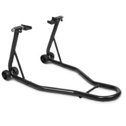 Portable Steel Motorcycle Stand Sport Bike Rear Wheel Lift-Black