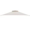 368 x 303CM Gazebo Replacement Top with Air Vent and Drainage Holes-Beige