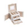White Jewelry Storage Box for Women
