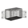 XXXL Large Pet Cage, 2-Door Foldable Dog Kennel with Removable Tray