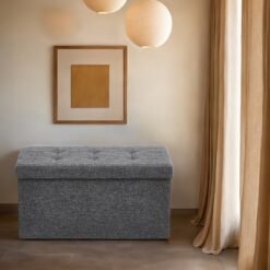 Storage Ottoman Bench, 38 x 76 x 38 cm