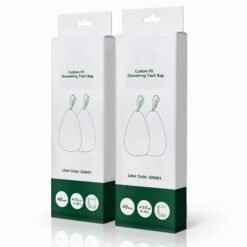 Drawstring Rubbish Bags, Bin Bags for 15-20L Kitchen Bins