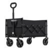 Outdoor Utility Wagon, Folding Garden Cart with Adjustable Handle