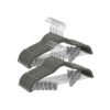 20-Pack Trouser Hangers, Non-Slip Velvet Hangers, Adjustable Clips