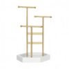 Jewellery Display Stand, Sturdy Metal Frame Organizer For Earring Necklace Bracelet Ring