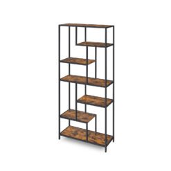 Bookcase, 6-Tier Standing Shelves