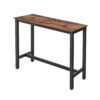 Narrow Bar Table, Metal Dining Table