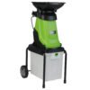 3000 W Electric Wood Chipper with 50 L Collection Bin and Wheels-Green