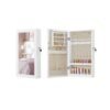 Wall-Mounted Jewellery Cabinet, Mirror with Storage