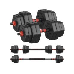 Dumbbell Sets 30 kg Weights Each with Connecting Bar