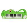 25-Key Kids Piano Keyboard Dinosaur Shape Toy Digital Piano with Built-in Music-Green