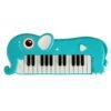25-Key Kids Piano Keyboard Elephant Shape Toy Digital Piano with Built-in Music-Blue