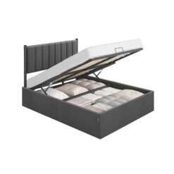 135 x 190 cm Double bed frame with lift up storage and easy assembly